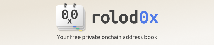 rolod0x: Your free private onchain address book